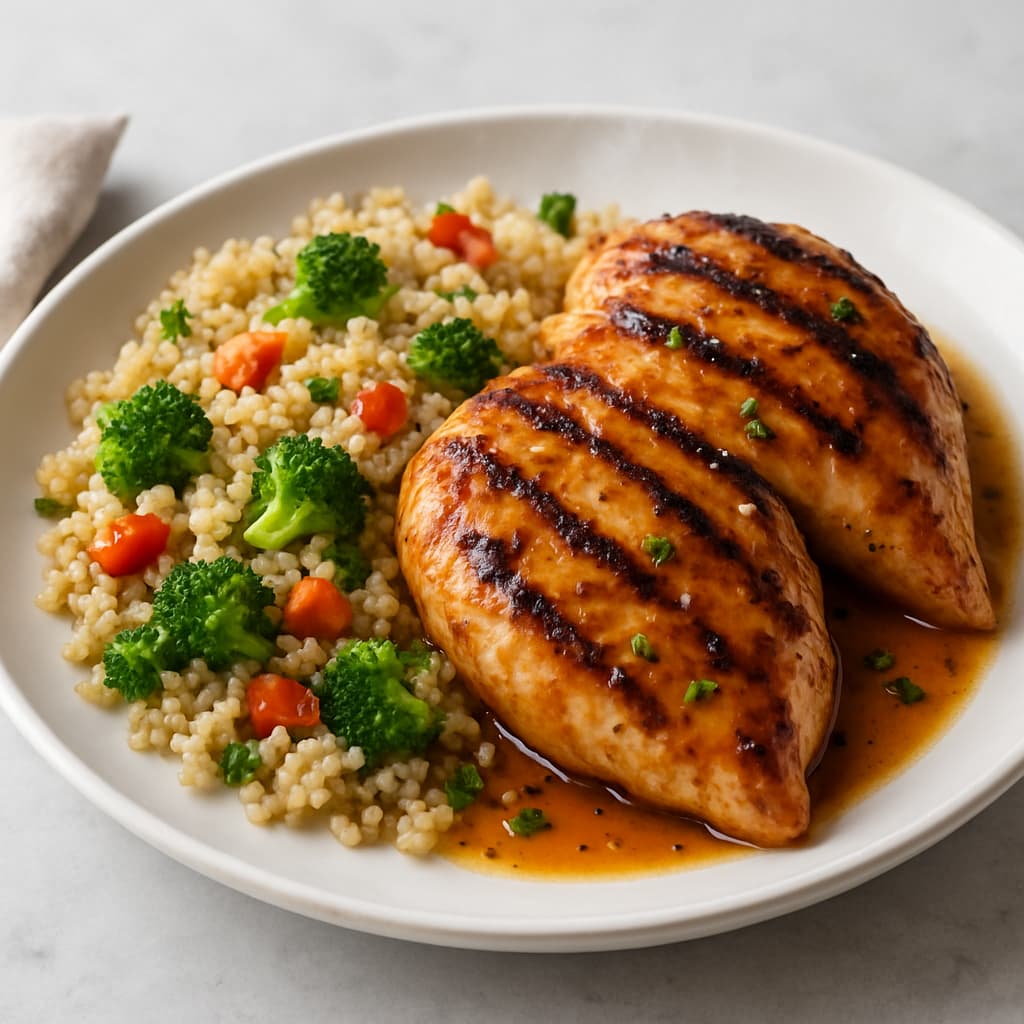 Grilled Chicken with Quinoa — FamilyPlate recipe