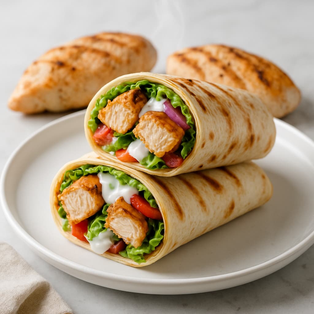 Grilled Chicken Wraps — FamilyPlate recipe