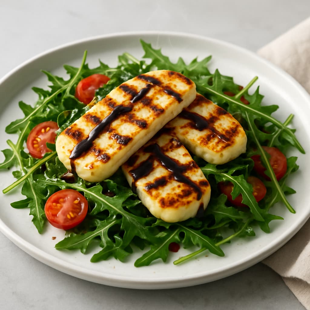 Grilled Halloumi Salad — FamilyPlate recipe