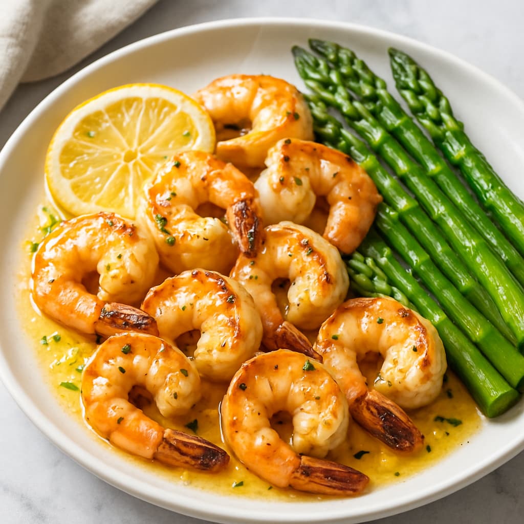 Grilled Lemon Butter Shrimp — FamilyPlate recipe