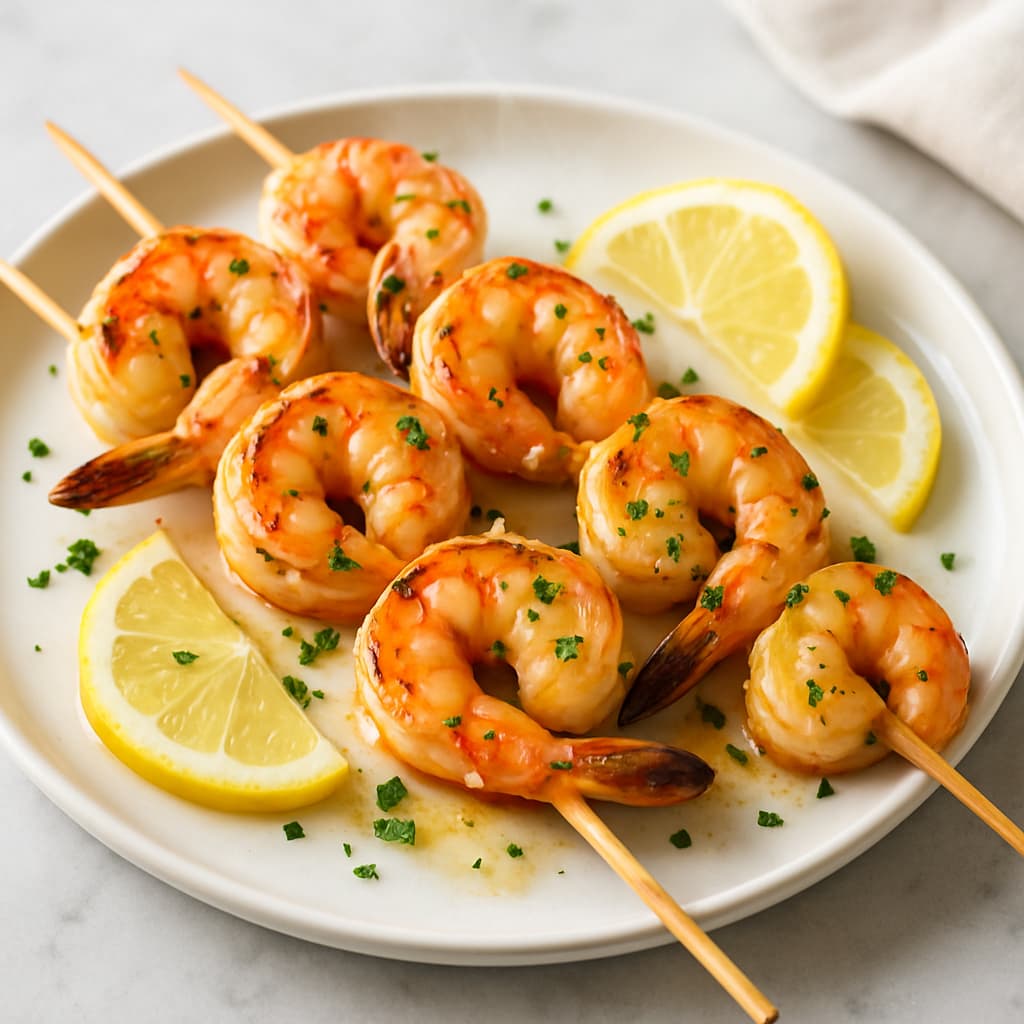 Grilled Shrimp Skewers — FamilyPlate recipe