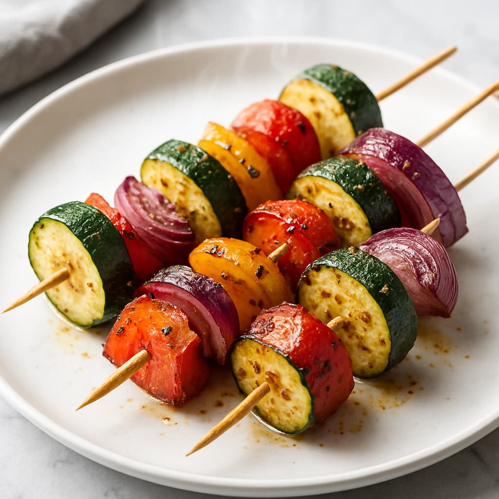 Grilled Vegetable Skewers — FamilyPlate recipe