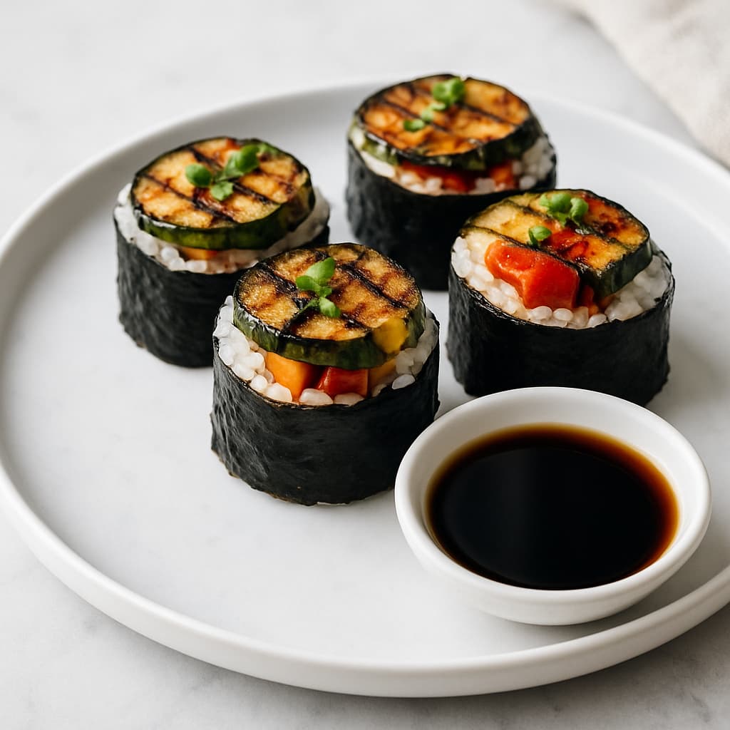 Grilled Vegetable Sushi — FamilyPlate recipe
