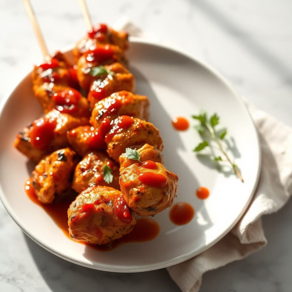 Harissa Chicken Skewers — FamilyPlate recipe