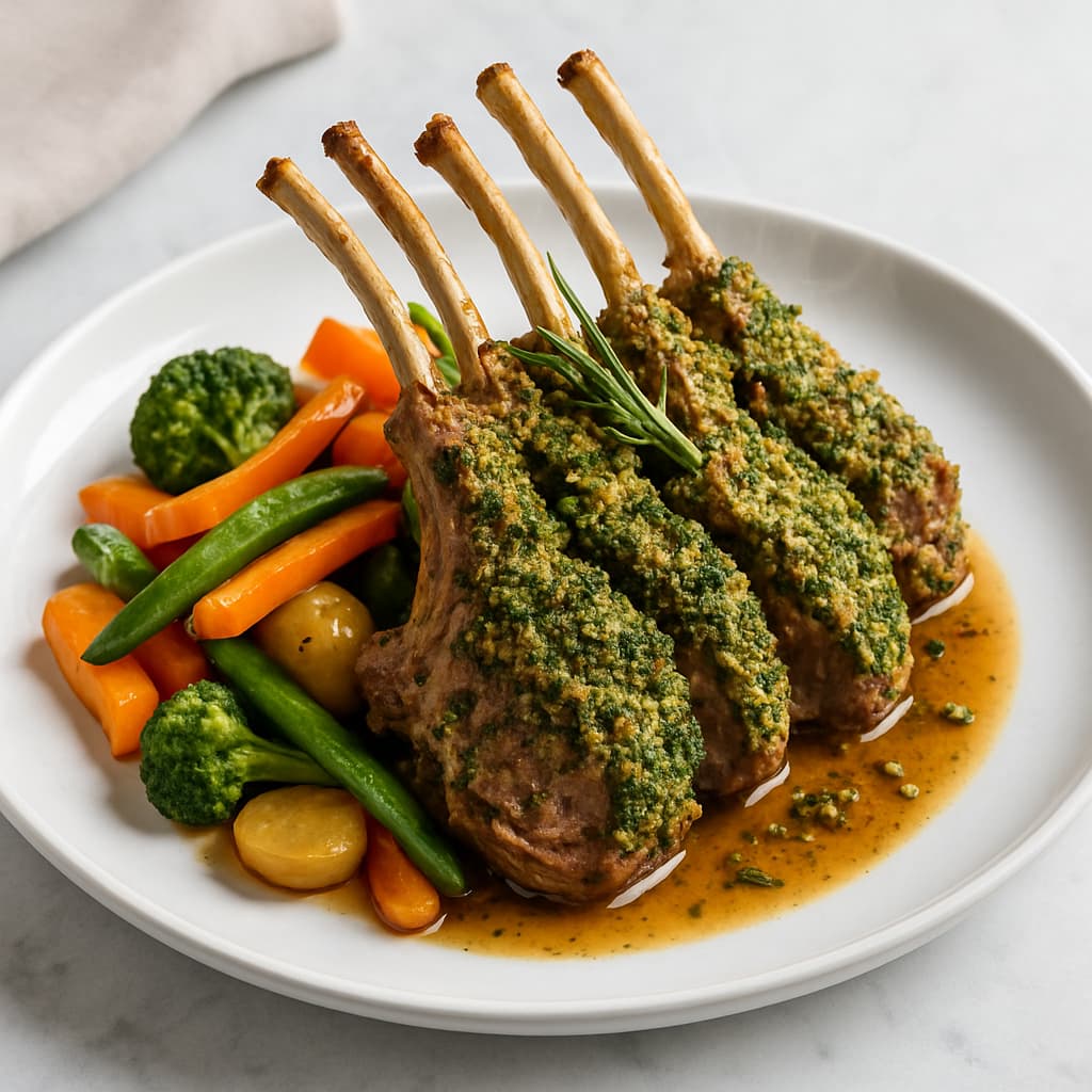 Herb Crusted Lamb — FamilyPlate recipe