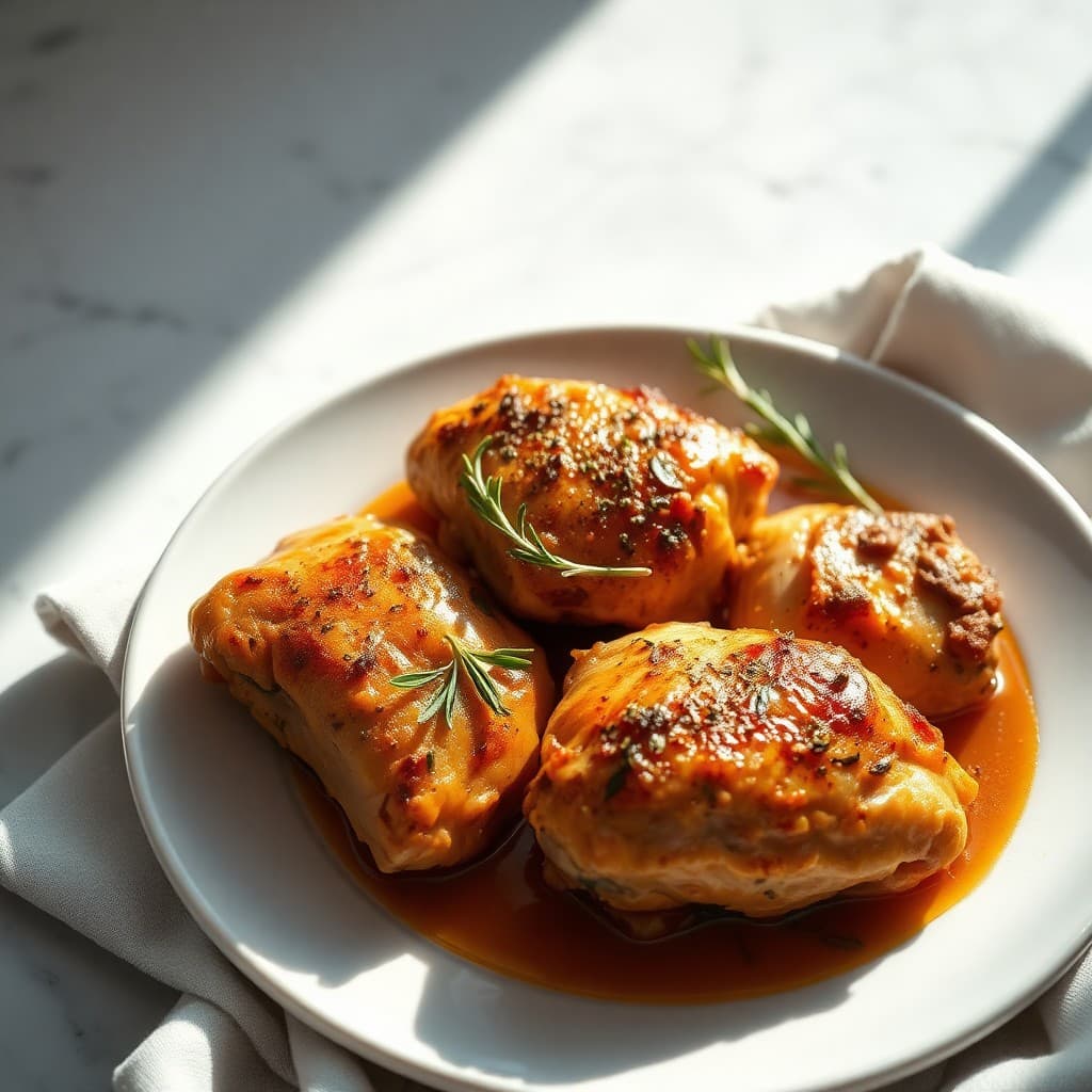 Herbed Chicken Thighs — FamilyPlate recipe