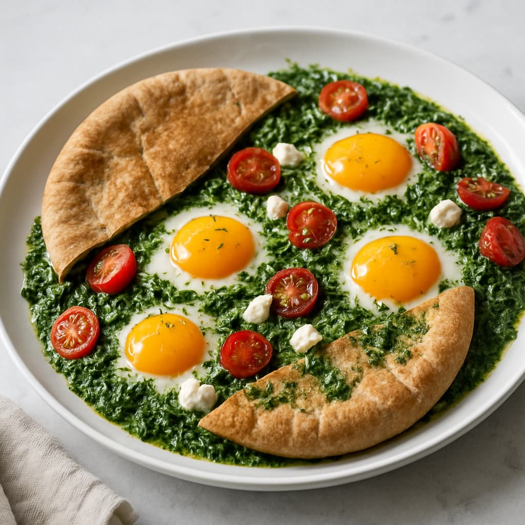 Herbed Egg and Feta Pita Bake — FamilyPlate recipe