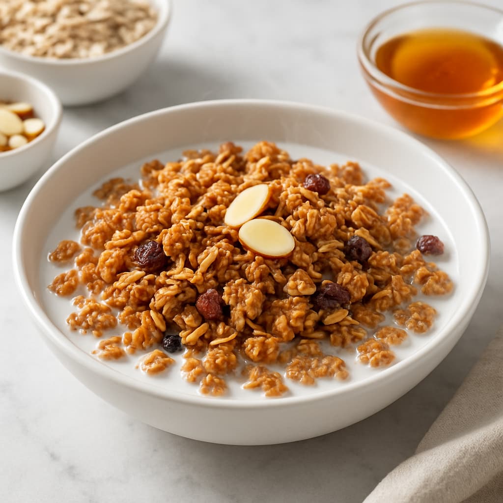 Honey Almond Granola — FamilyPlate recipe