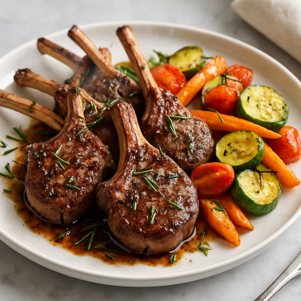 Italian Herb Grilled Lamb — FamilyPlate recipe