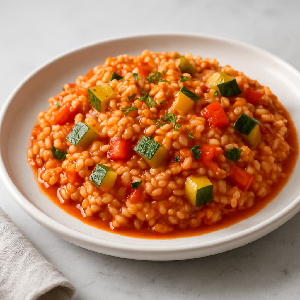 Italian Vegetable Rice Bake — FamilyPlate recipe