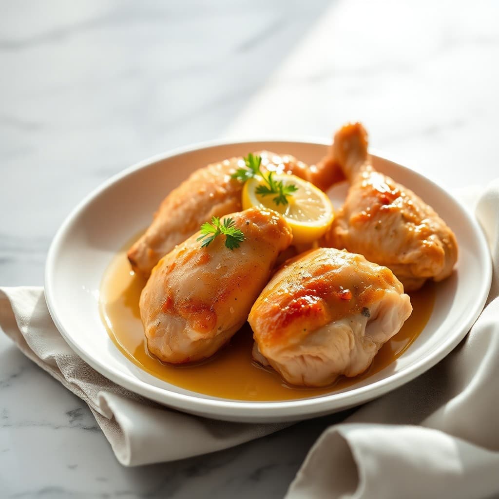 Lemon Garlic Chicken Thighs — FamilyPlate recipe