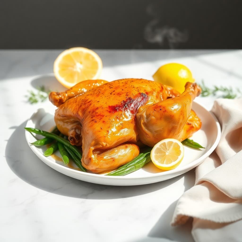 Lemon Garlic Roast Chicken — FamilyPlate recipe