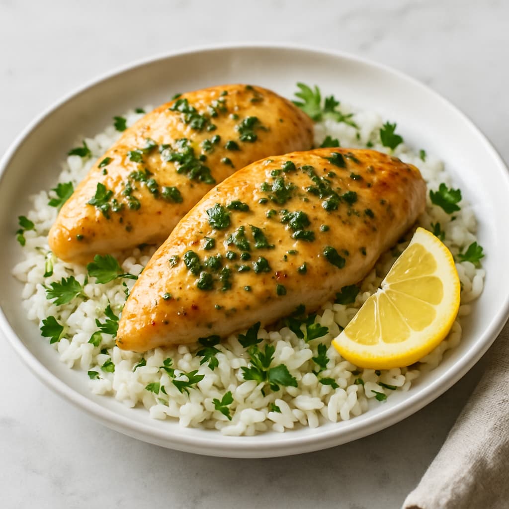 Lemon Herb Chicken Rice Bowl — FamilyPlate recipe