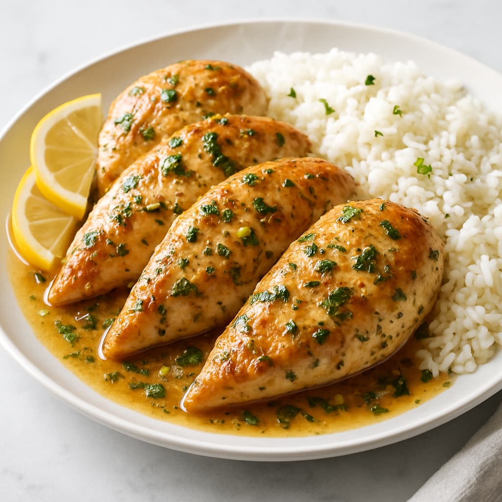 Lemon Herb Chicken with Rice — FamilyPlate recipe