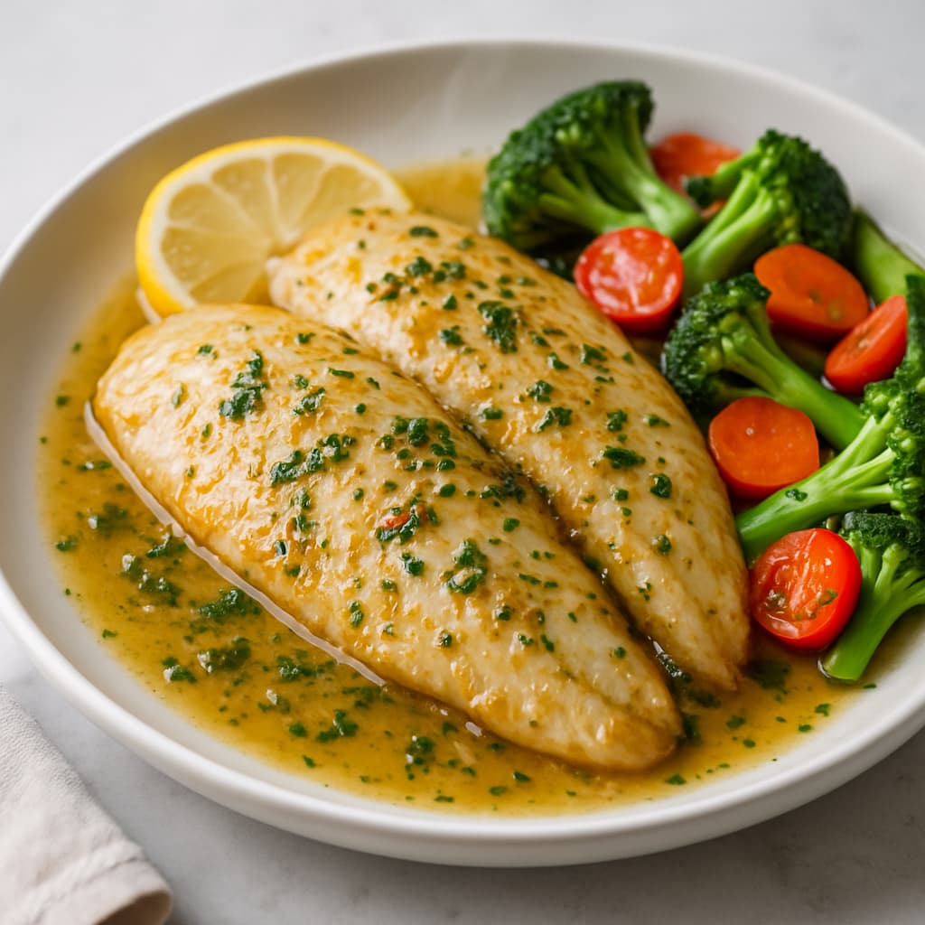 Lemon Herb Garlic Fish Fillets — FamilyPlate recipe