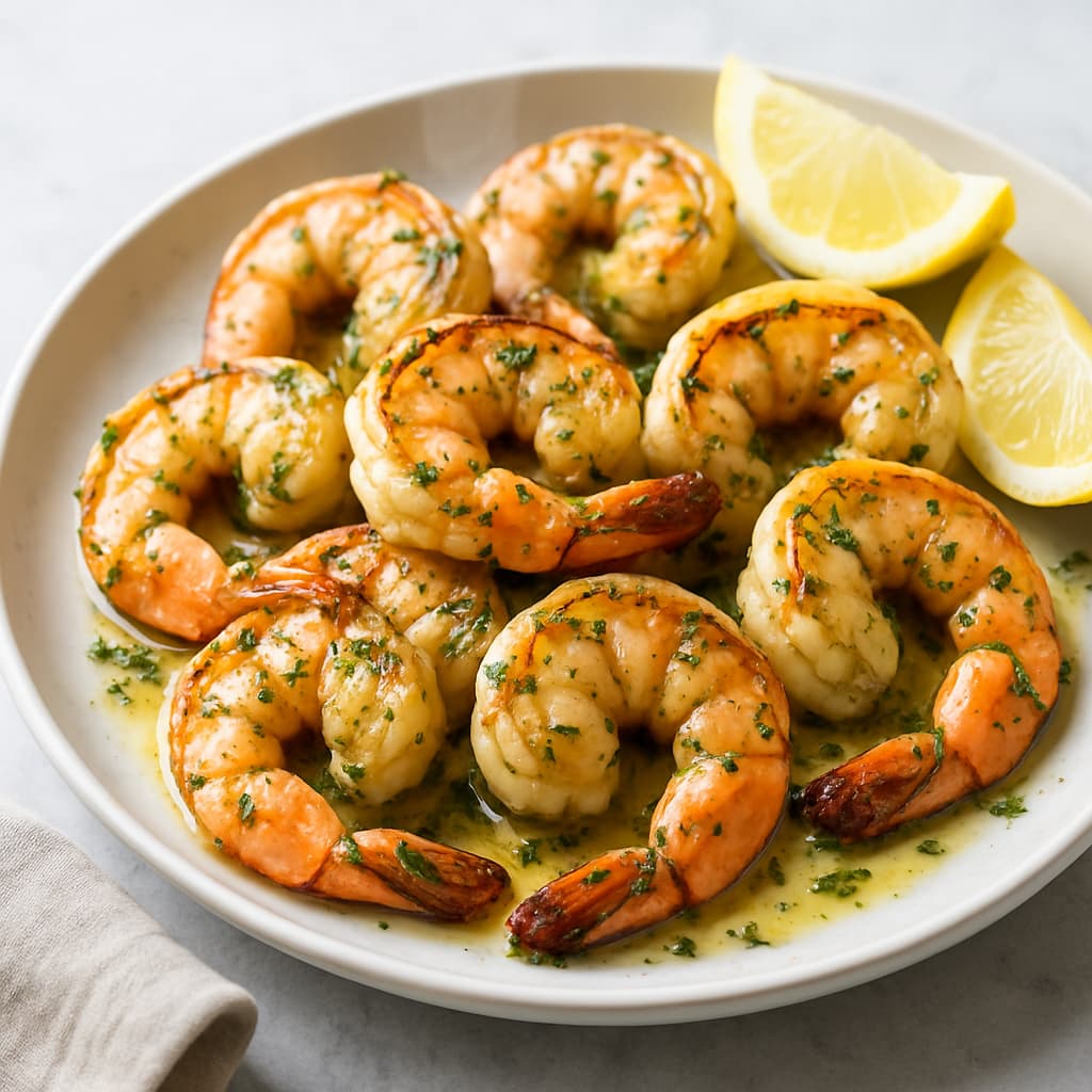 Lemon Herb Grilled Shrimp — FamilyPlate recipe