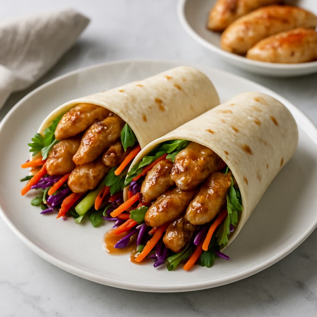 Lemongrass Chicken Wraps — FamilyPlate recipe