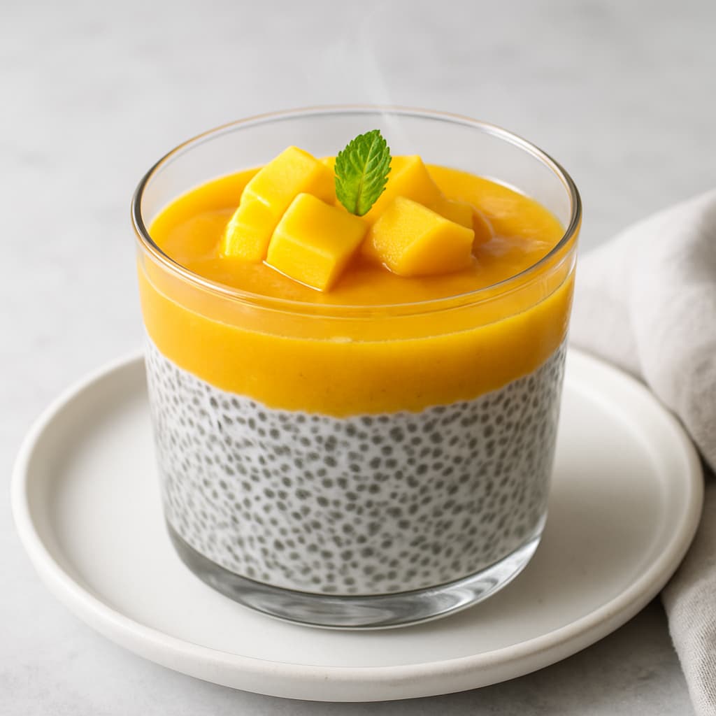 Mango Chia Pudding — FamilyPlate recipe
