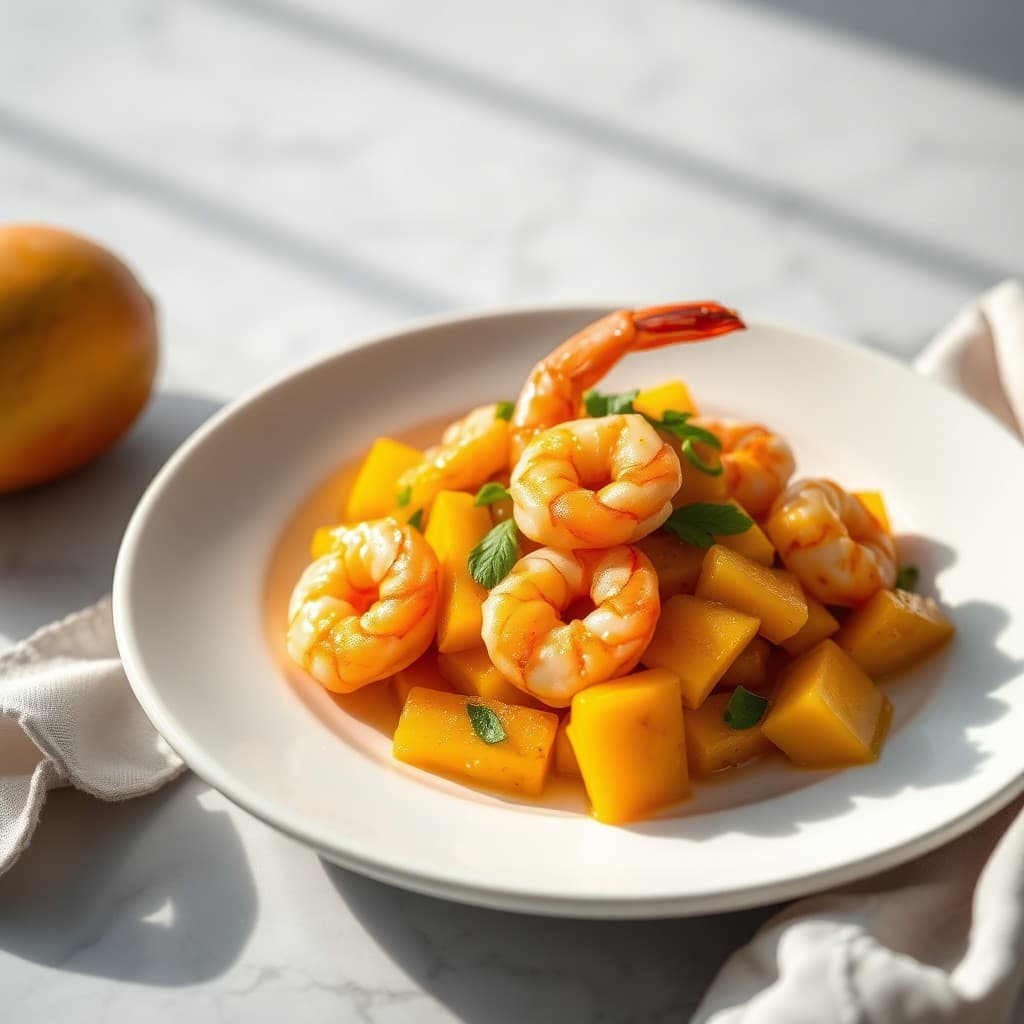 Mango Shrimp Stir-Fry — FamilyPlate recipe