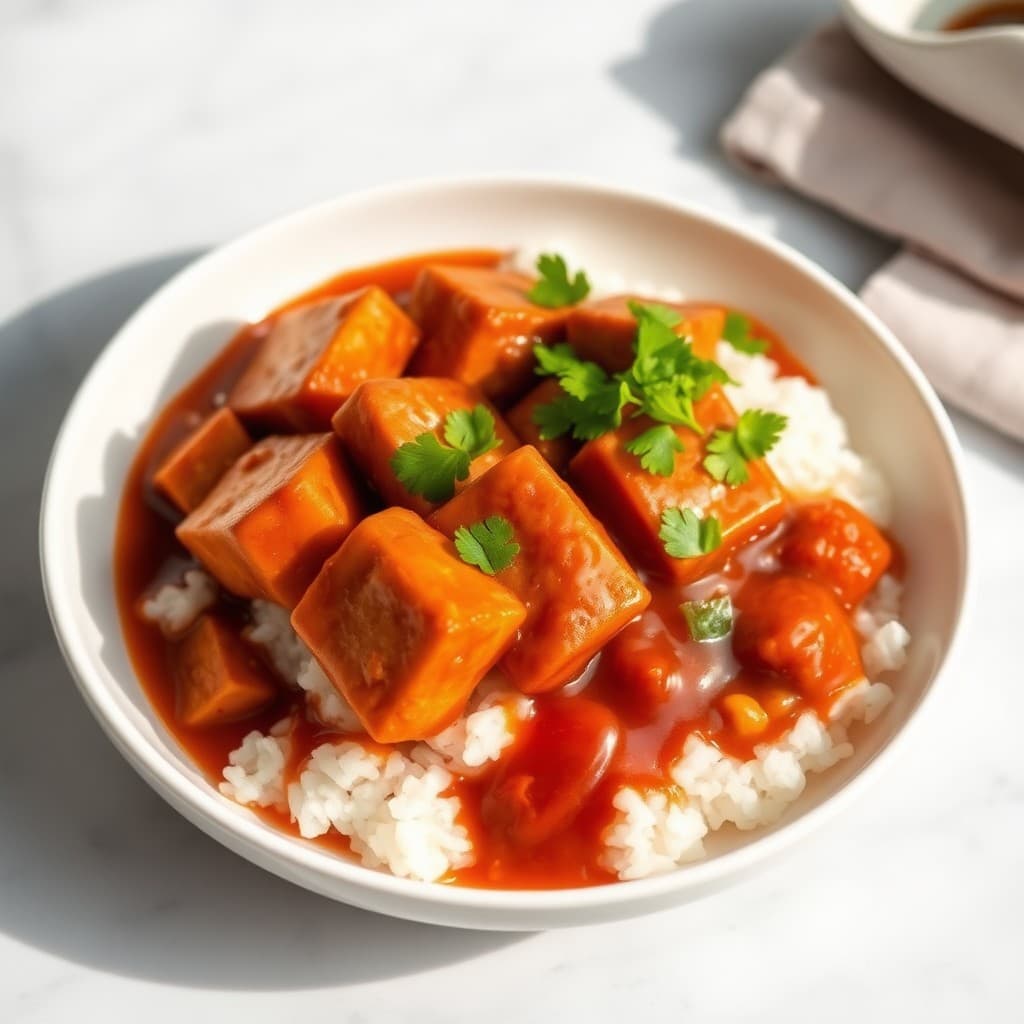 Mapo Tofu with Rice — FamilyPlate recipe