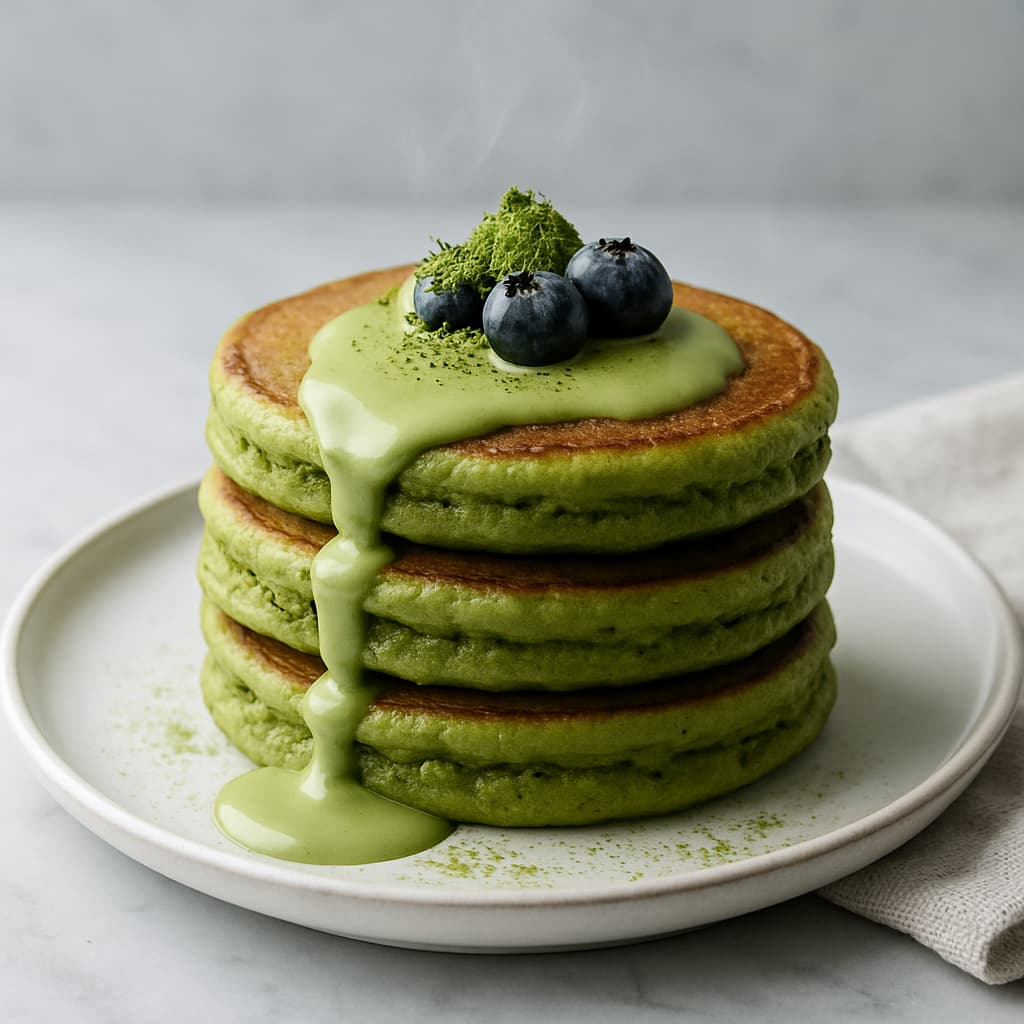 Matcha Pancakes — FamilyPlate recipe