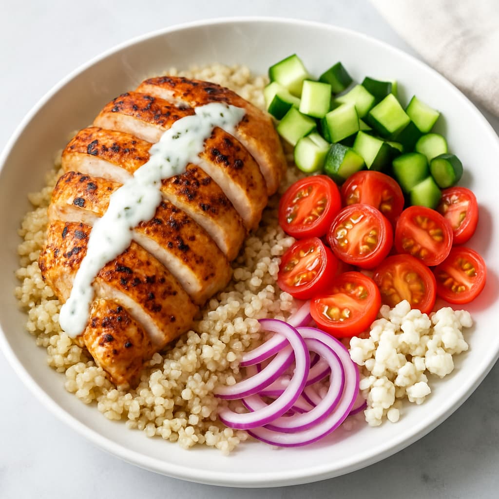Mediterranean Chicken Bowl — FamilyPlate recipe