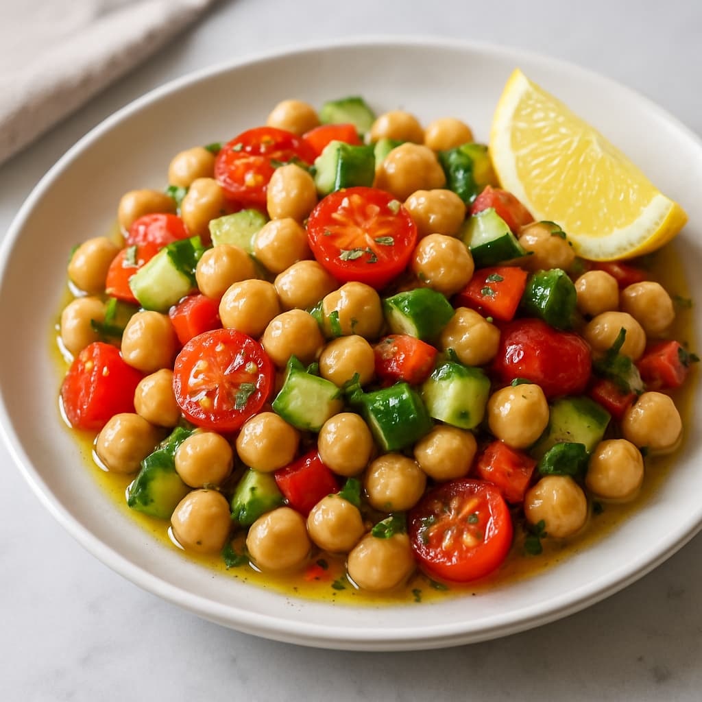 Moroccan Chickpea Salad — FamilyPlate recipe
