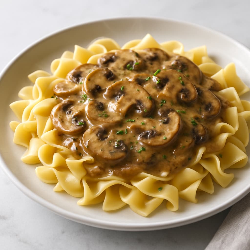 Mushroom Stroganoff — FamilyPlate recipe