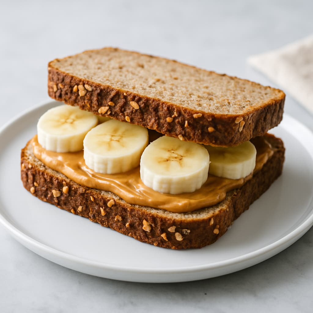 Nut Butter and Banana Sandwich — FamilyPlate recipe