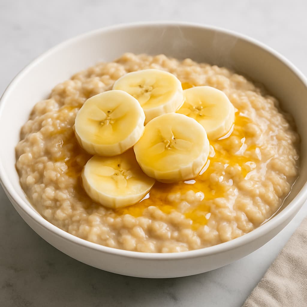 Oatmeal with Banana and Honey — FamilyPlate recipe