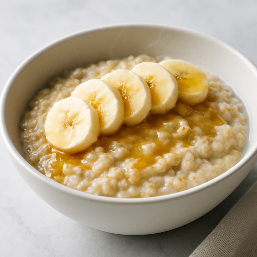 Oatmeal with Bananas and Honey — FamilyPlate recipe
