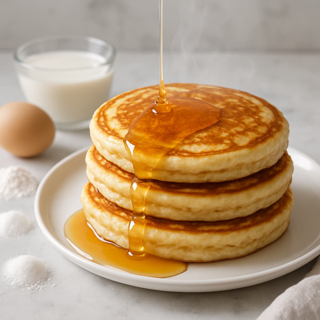 Pancakes with Honey — FamilyPlate recipe