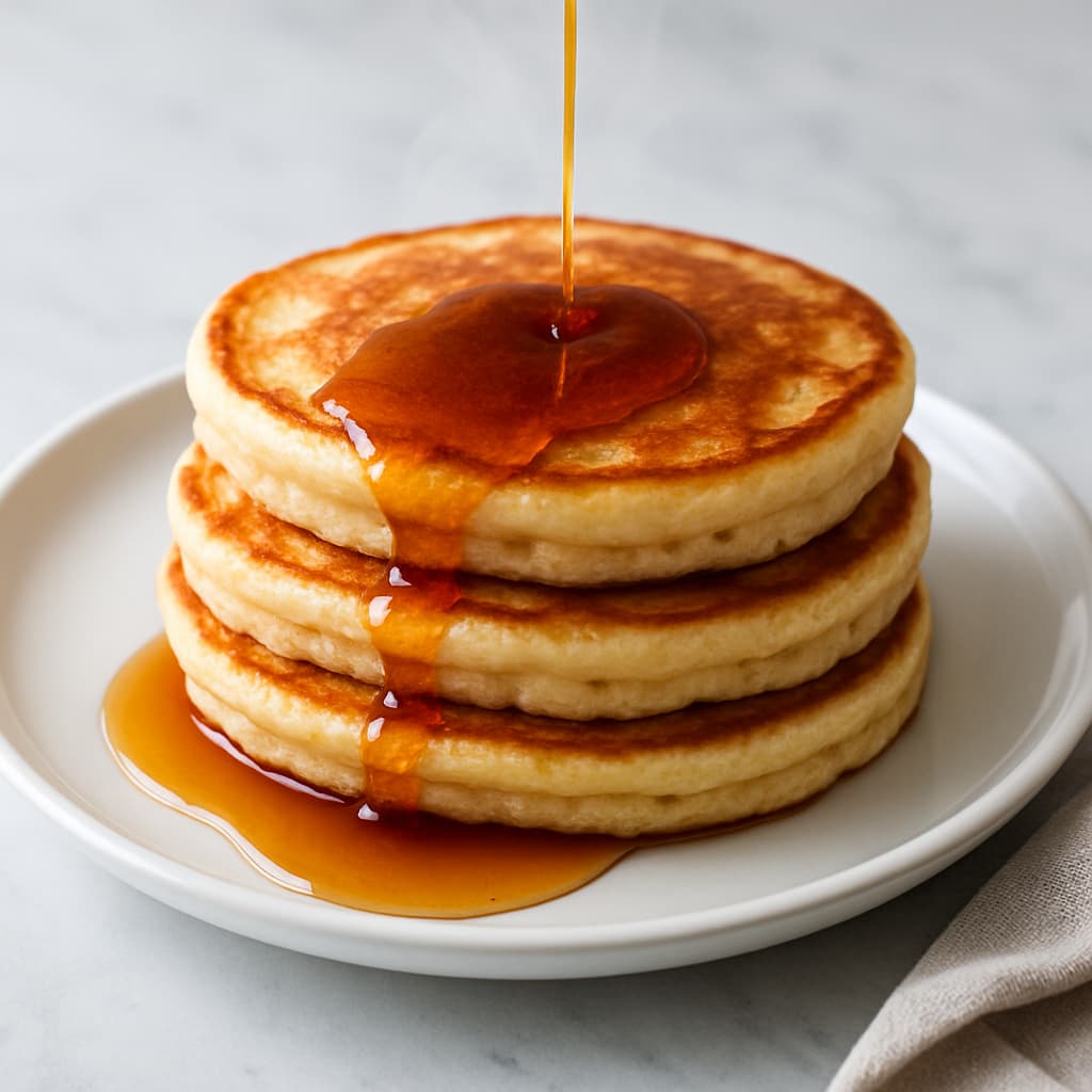 Pancakes with Maple Syrup — FamilyPlate recipe