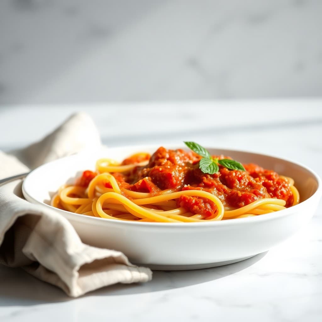 Pasta with Tomato Sauce — FamilyPlate recipe