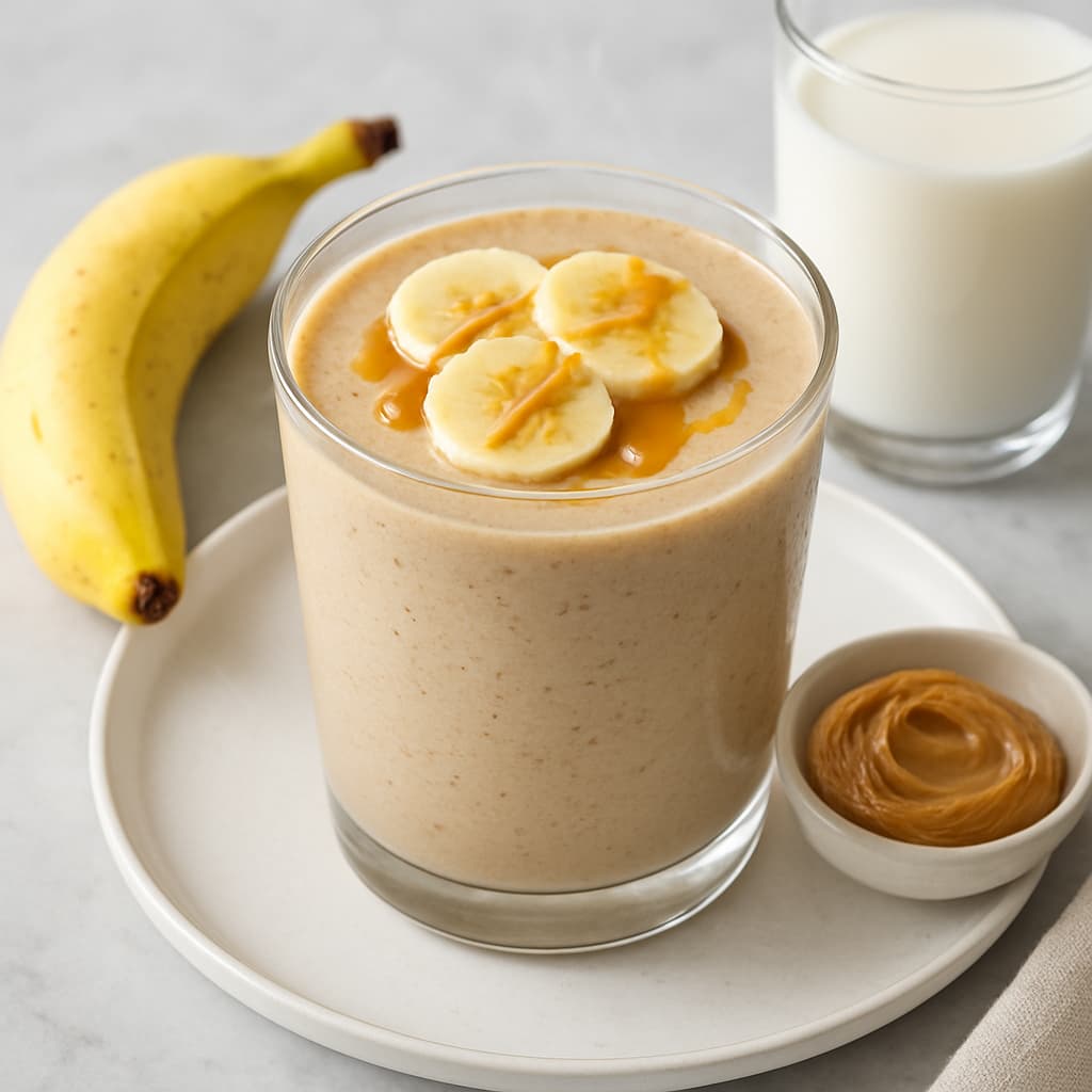 Peanut Butter Banana Smoothie — FamilyPlate recipe