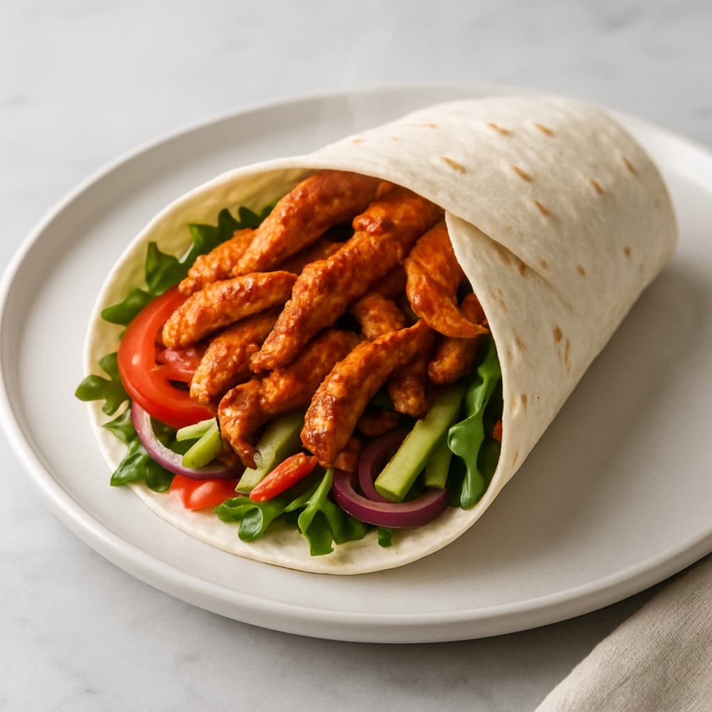 Quick Chicken Tikka Wraps — FamilyPlate recipe