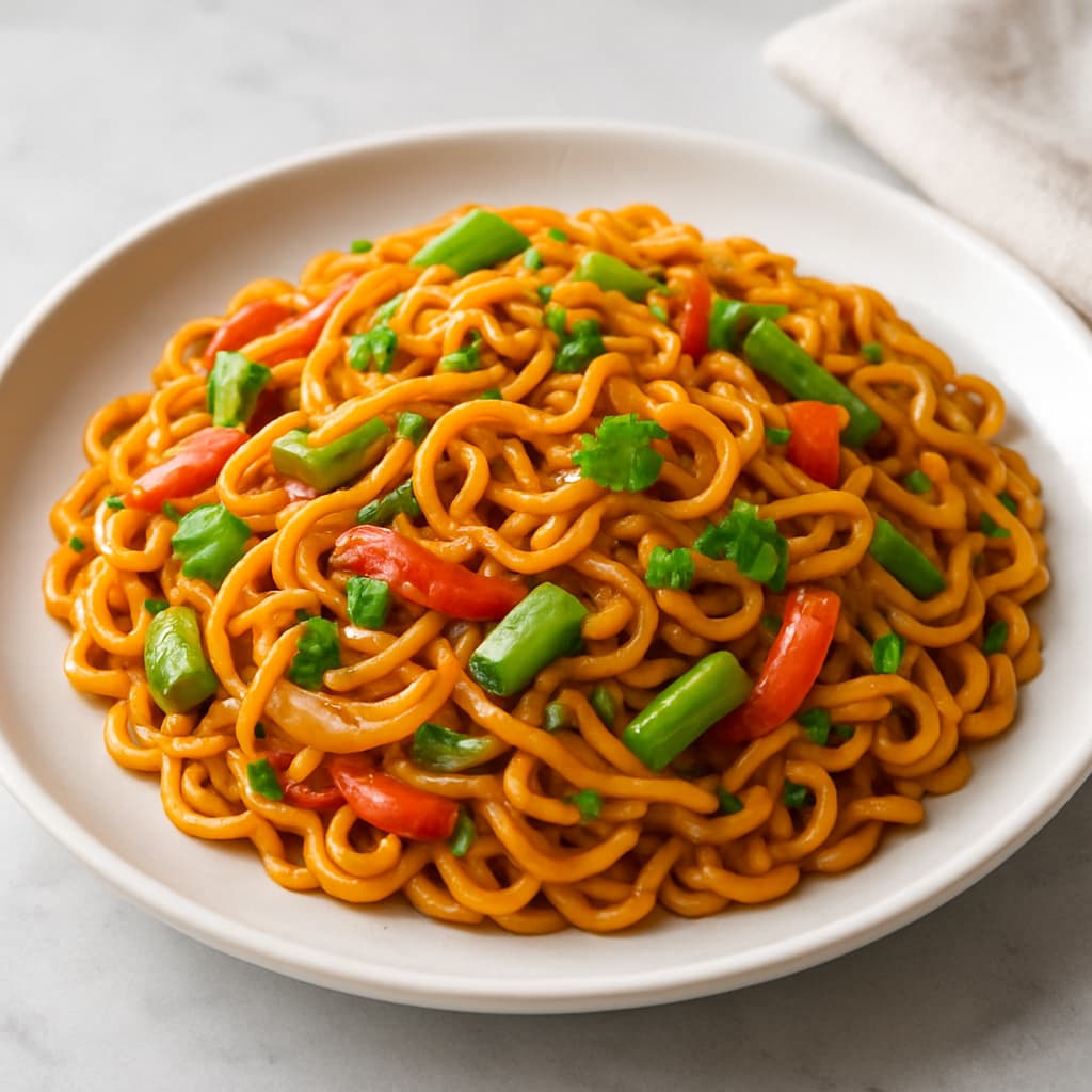 Quick Vegetable Masala Noodles — FamilyPlate recipe