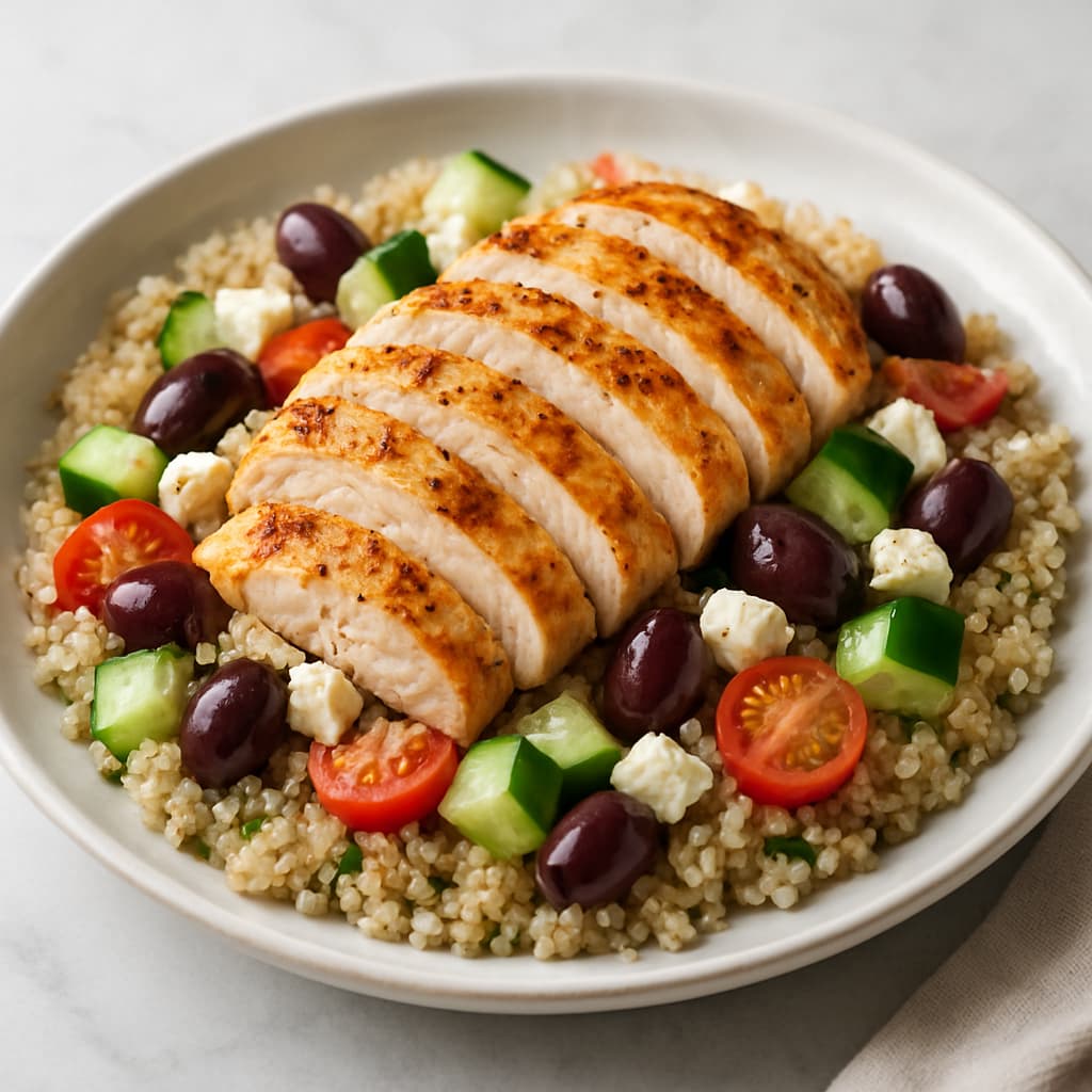 Quinoa Greek Salad — FamilyPlate recipe