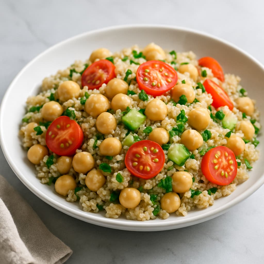Quinoa Salad with Chickpeas — FamilyPlate recipe