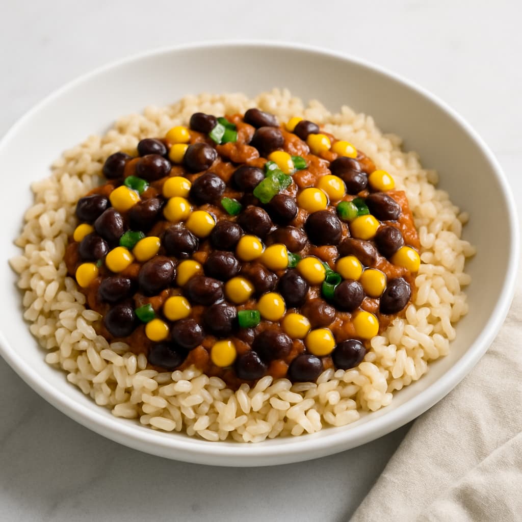 Rice & Bean Bowl — FamilyPlate recipe