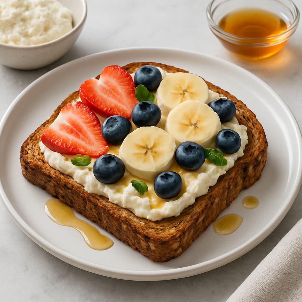 Ricotta and Fruit Toast — FamilyPlate recipe