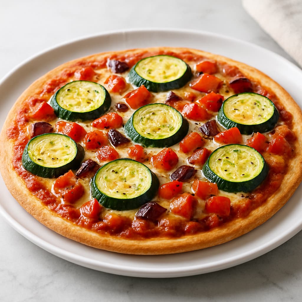 Roasted Vegetable Pizza — FamilyPlate recipe