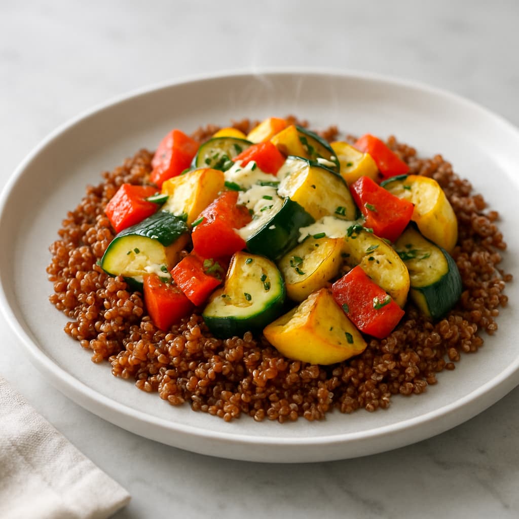 Roasted Vegetable Quinoa Bowl — FamilyPlate recipe