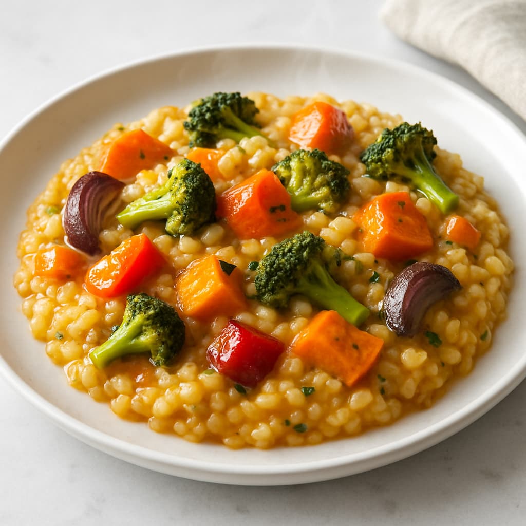 Roasted Vegetable Risotto — FamilyPlate recipe