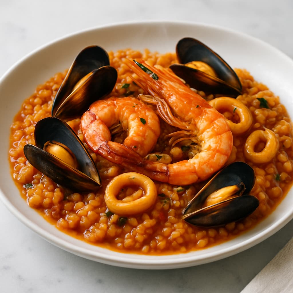 Seafood Paella — FamilyPlate recipe