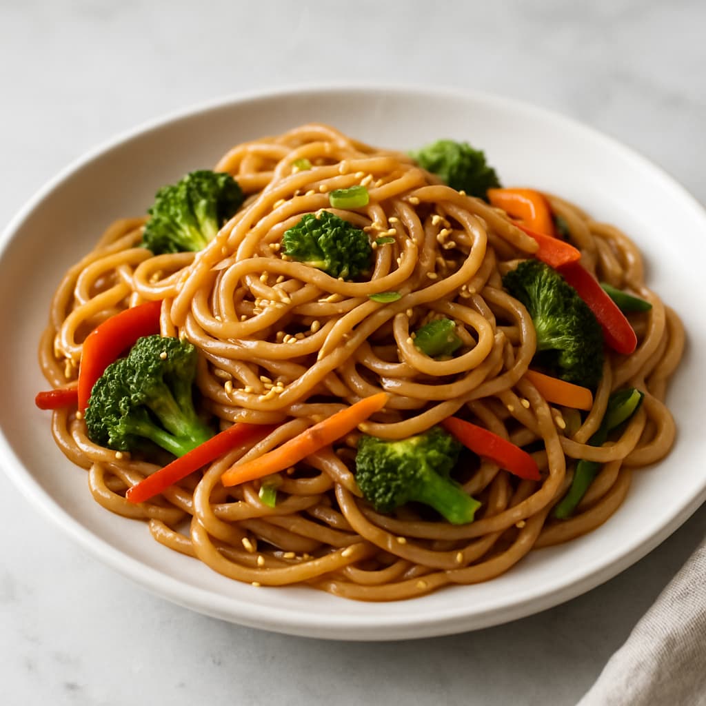 Sesame Noodles with Vegetables — FamilyPlate recipe