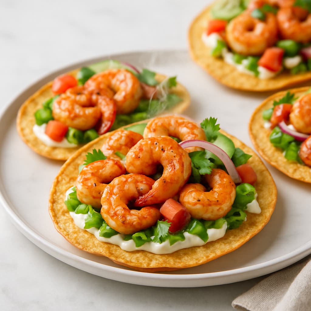 Shrimp Tostadas — FamilyPlate recipe