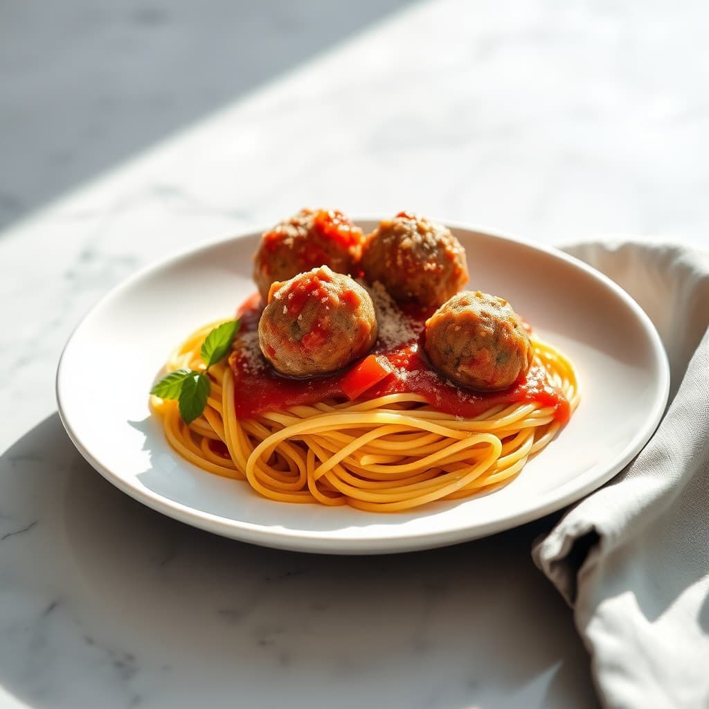 Spaghetti with Meatballs — FamilyPlate recipe