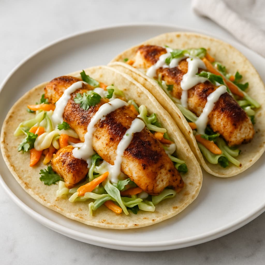 Spanish Fish Tacos — FamilyPlate recipe