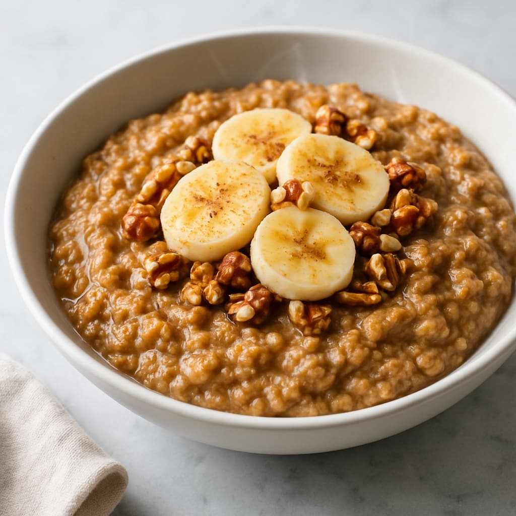 Spiced Banana Oatmeal — FamilyPlate recipe